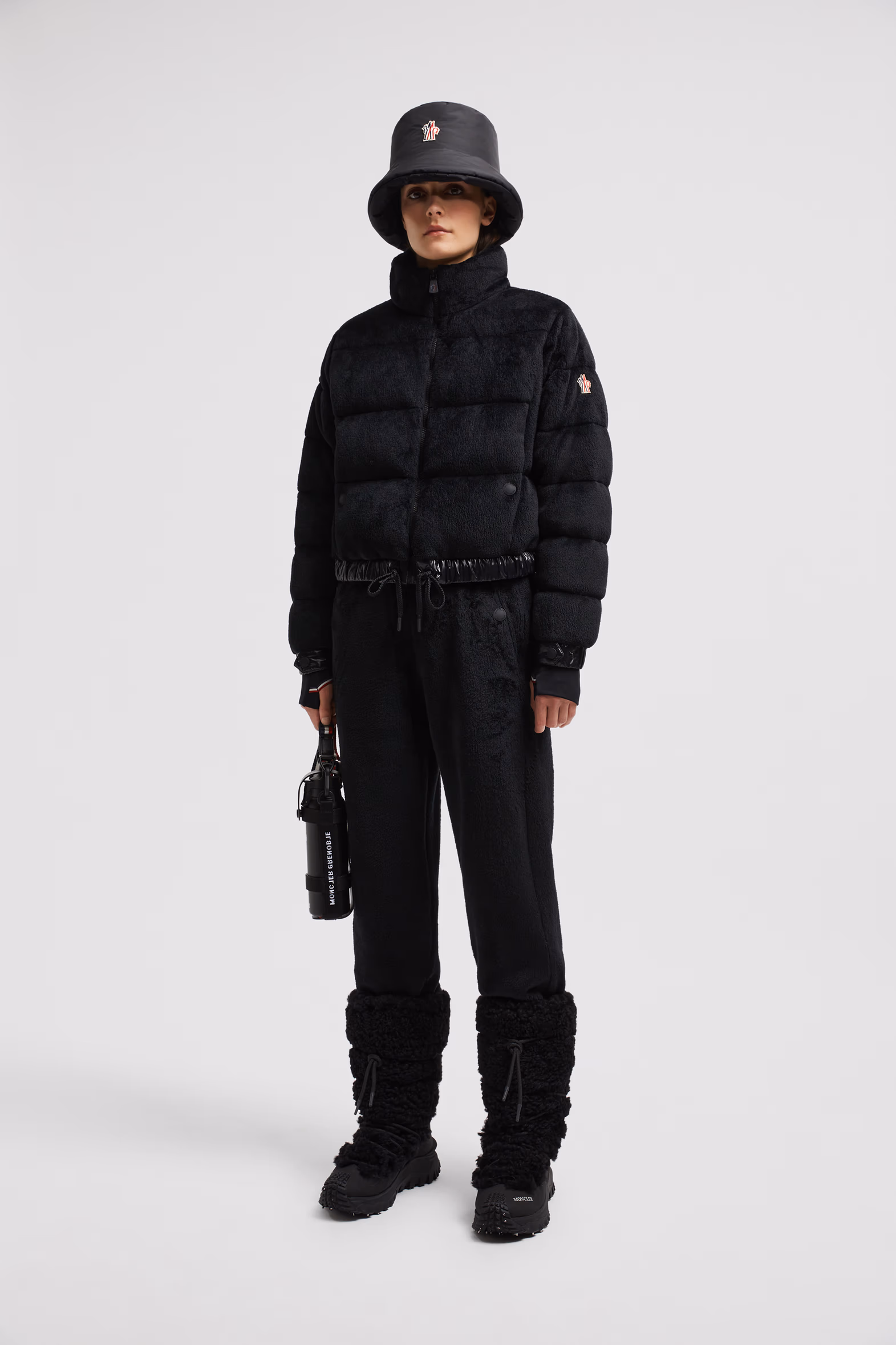 Doudoune courte Ayse en Polartec® Femmes Noir Moncler 0